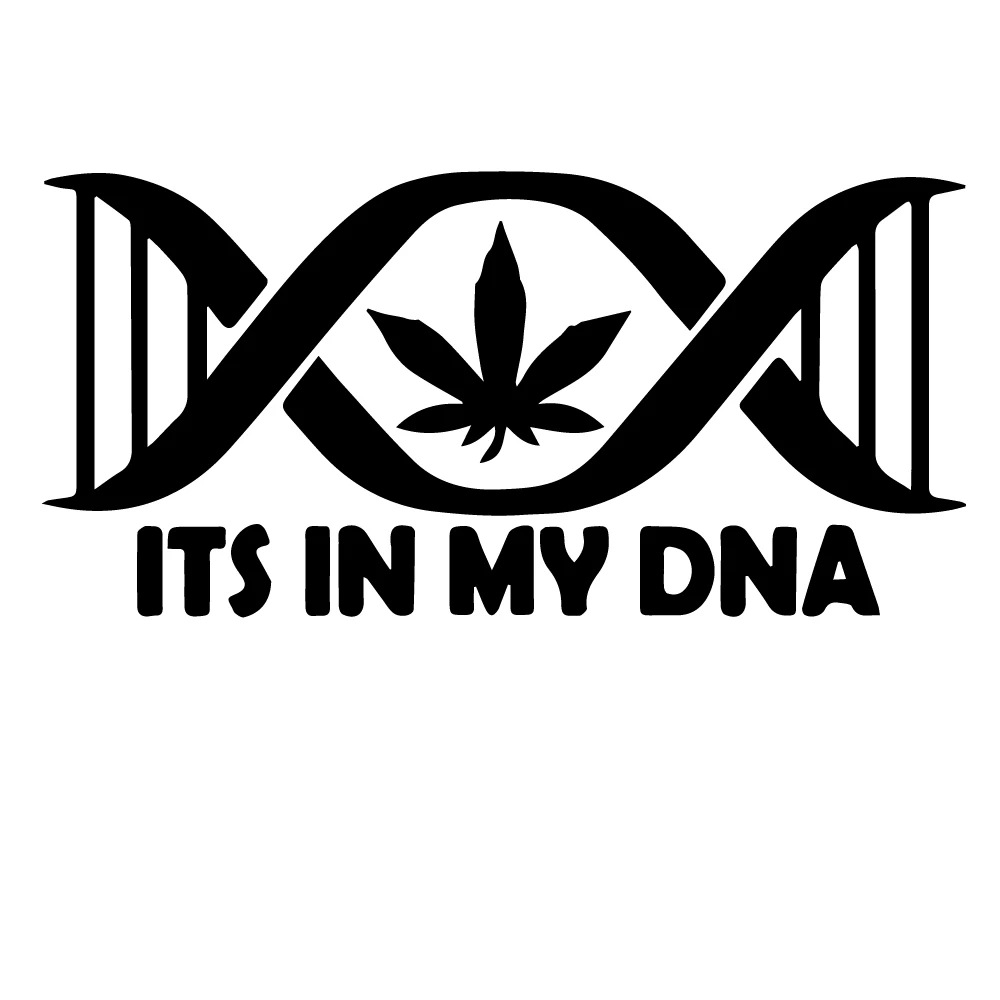 Креативные наклейки MY DNA на автомобиль модная мультяшная наклейка украшение окна