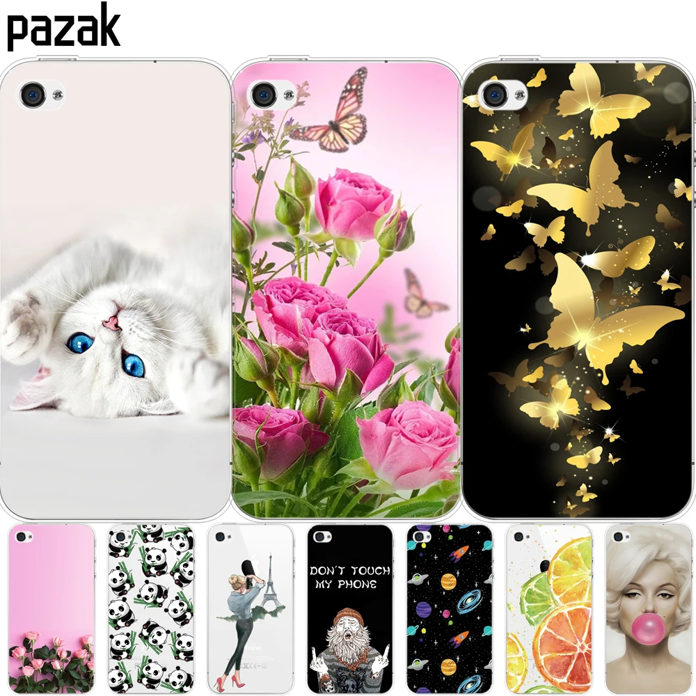 Силиконовый чехол для iphone 5S 5 s se из мягкого ТПУ Apple iPhone 6 plus etui бампер |