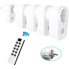 Универсальная умная розетка 433 МГц с дистанционным управлением, выключатель питания, беспроводной светильник ель света, совместимый с Broadlink RM4 Pro для умного дома