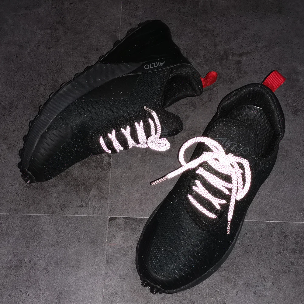 Мужские сетчатые туфли черные дышащие легкие повседневные на плоской подошве