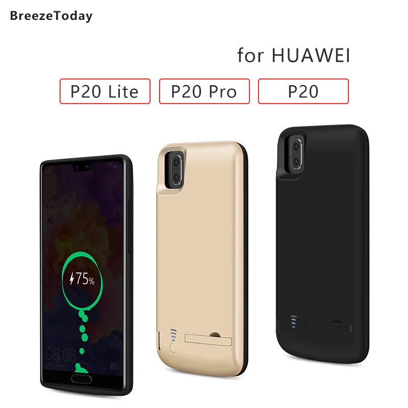 Чехол с аккумулятором для HUAWEI P20 серии зарядное устройство корпус 6500 мАч чехол