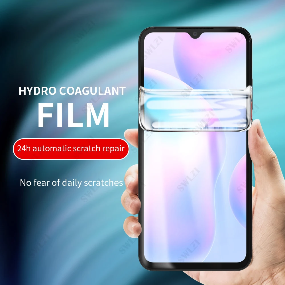 

soft full cover hydrogel film for xiaomi redmi 10X 9A 9i 9C note 9 9T 9S 8 8T 7 7S pro Max 7A phone screen protector Not Glass