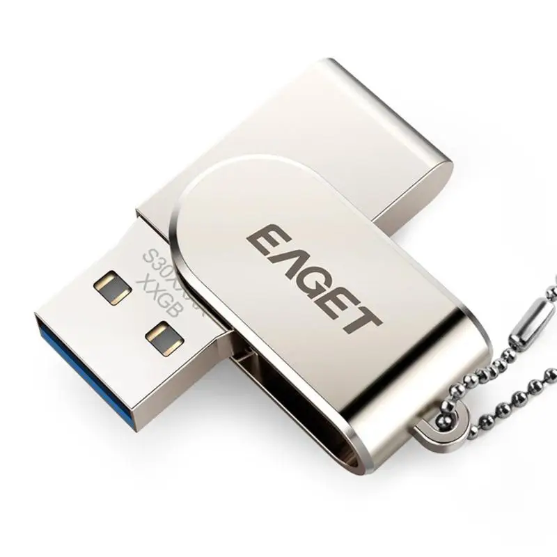 Eaget S30 32/64 usb-флэш, совместимо с ПК и смартфоном 2,0/3,0 флэш-накопитель высокого Скорость Бизнес памяти хранения данных U диск флэш-накопитель