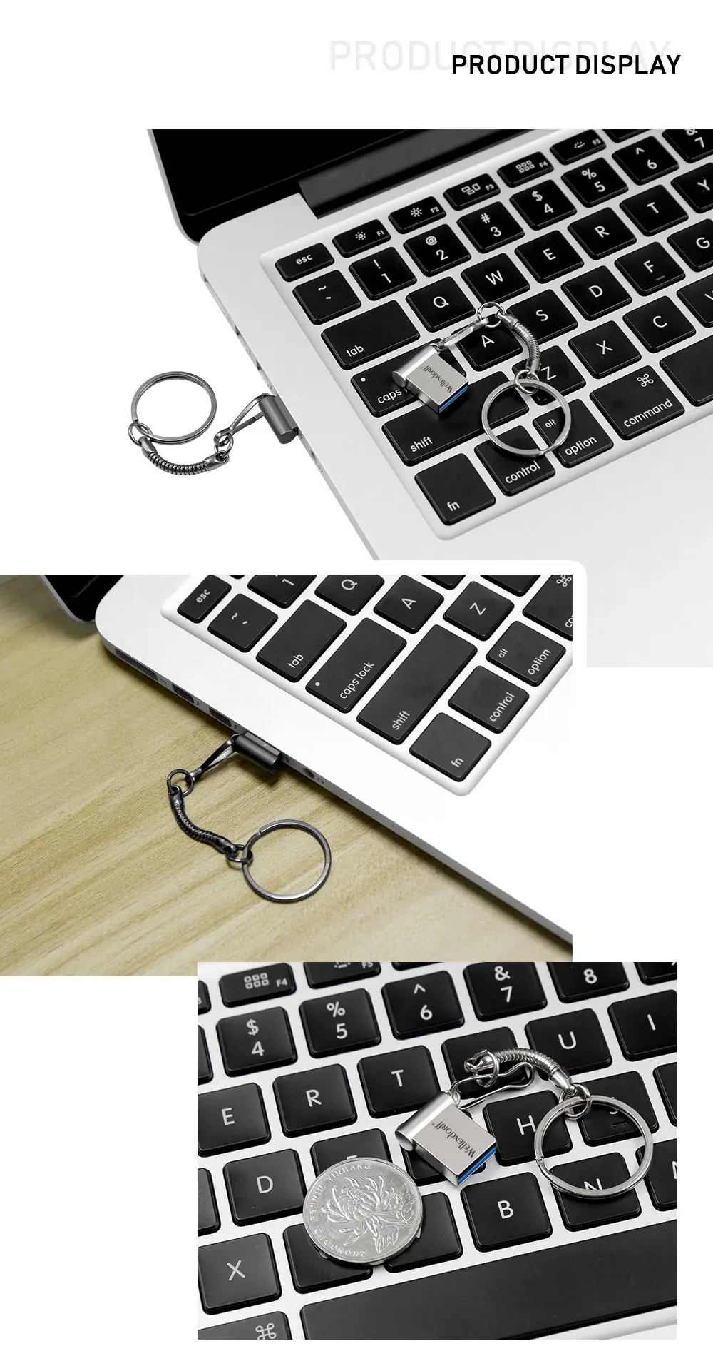 Супер мини Usb флеш-накопитель, металлическая usb флешка, 128 ГБ, 64 ГБ, флешка, флеш-диск Usb 2,0, 32 ГБ, 16 ГБ, 8 ГБ, водонепроницаемая флешка