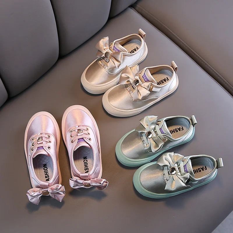 

Autumn Girls Casual Shoes Princess Soft Bottom Sports Running Shoes Student Shoes Children Shoes