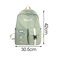 2020 Backpack Women Backpack Solid Color Women Shoulder Bag Fashion School Bag For Teenage Girl Backpacks Travel Bag