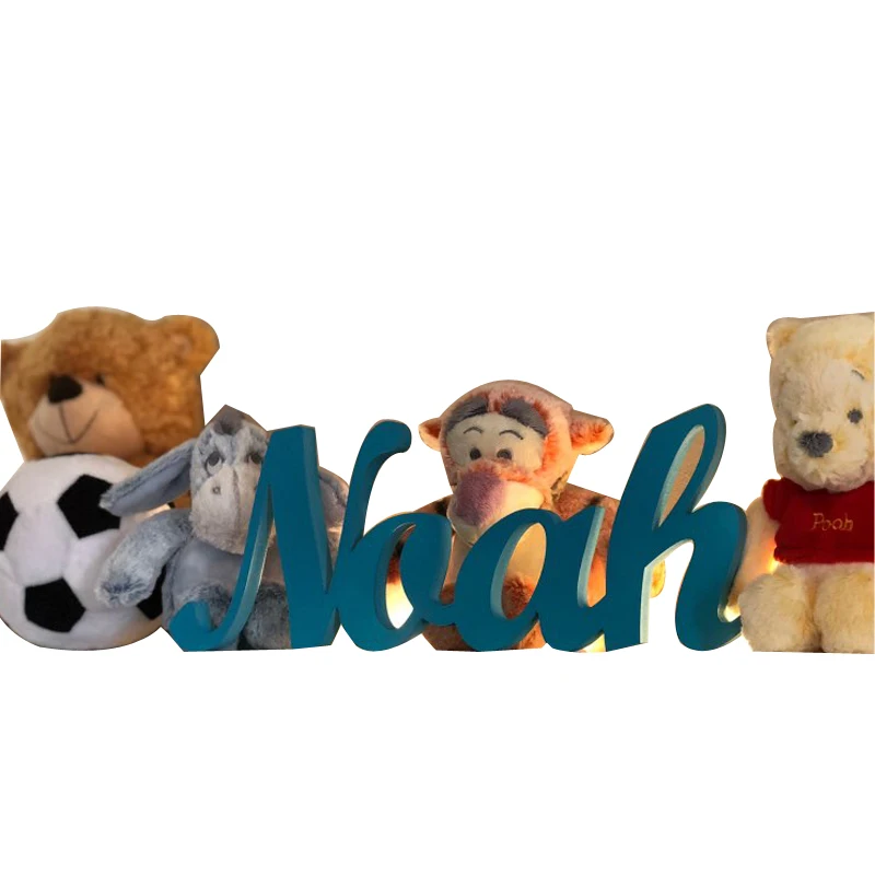 Персонализированные деревянные таблички с именем для детей индивидуальное имя