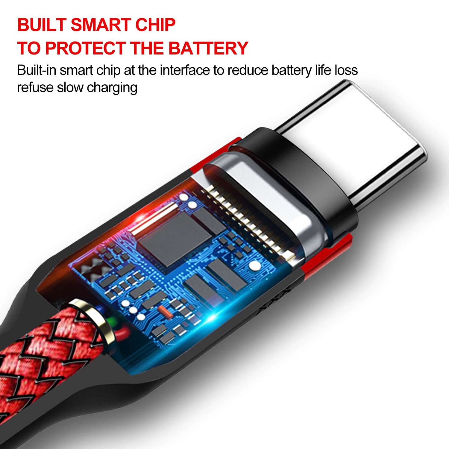 5 м/8 м длинный зарядный кабель для Lightning/Type C/USB Micro прочный нейлоновый Плетеный