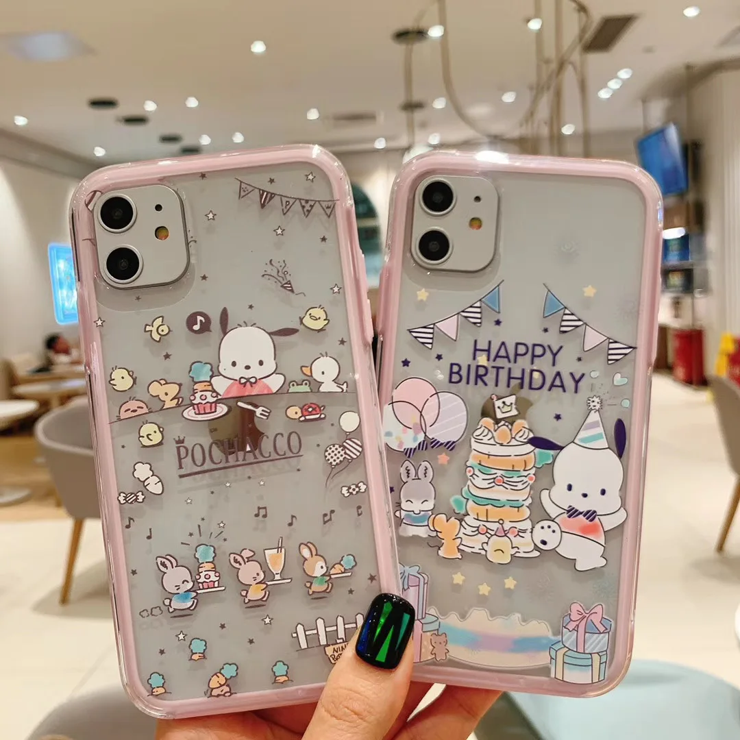 Милые Мультяшные прозрачные Минни Джерри чехол для телефона iPhone 11 pro X Max XS XR 7 8 6S