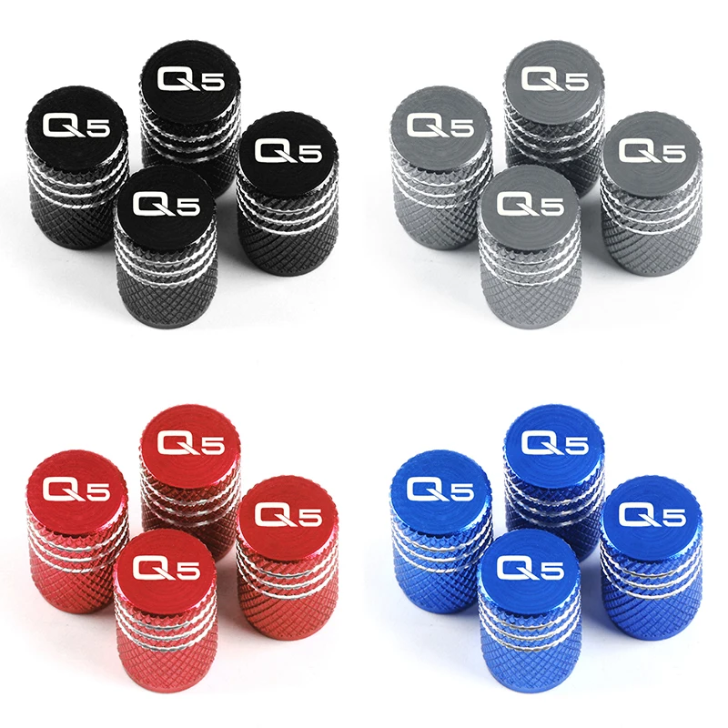 4 шт. колпачок клапана для автомобильных шин из алюминиевого сплава аксессуары Audi