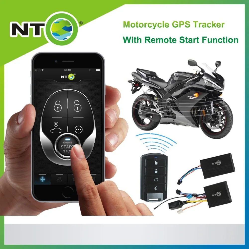 NTG02M 1 шт. gps трекер для велосипедов мотоциклов с Android и IOS APP gps трекер сигнализация 18 месяцев гарантии