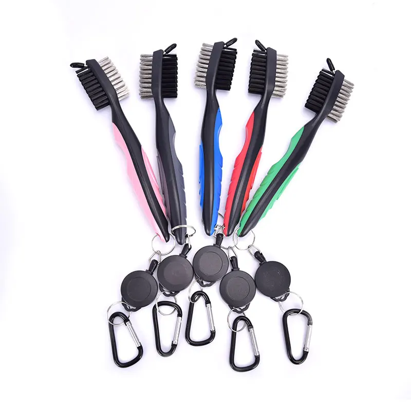 

Golf Putter Wedge Ball Groove Cleaner Kit Cleaning Tool Golf Accessories New Golf Club Brush Golf Groove Cleaning Brush 2 Sided