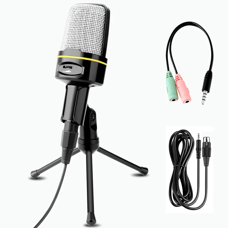 Профессиональный аудио конденсаторный микрофон Mic студийная звукозапись со