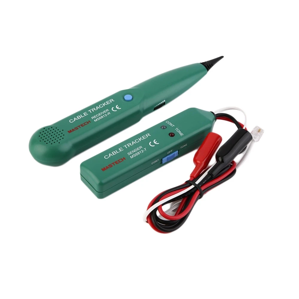 Бесплатная доставка тестер сетевого кабеля MASTECH MS6812 для телефонных проводов