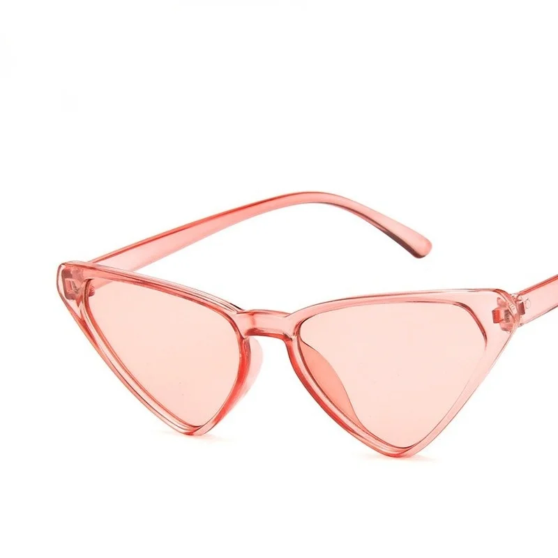 

Triangle Cat Eye Sunglasses Men and Women Personality Trend Sun Glasses Fashion Ocean Color Sunglasses
