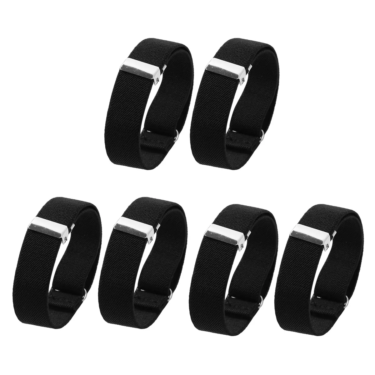 Держатель рукавов для рубашки 3 пары регулируемых ремней фиксации одежды