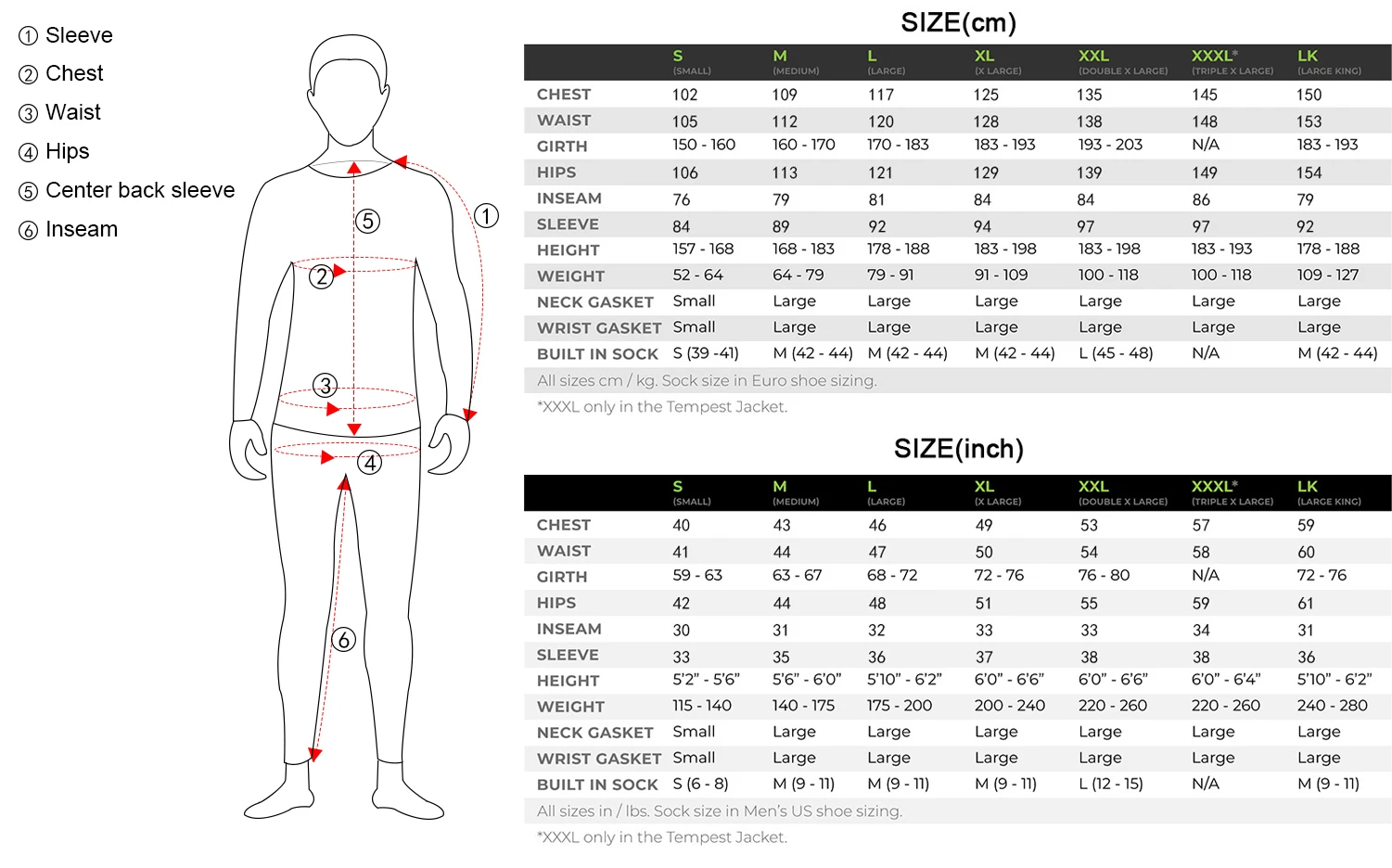 Комбинезон для дайвинга водонепроницаемый 3 слоя с носками DM1 | Спорт и