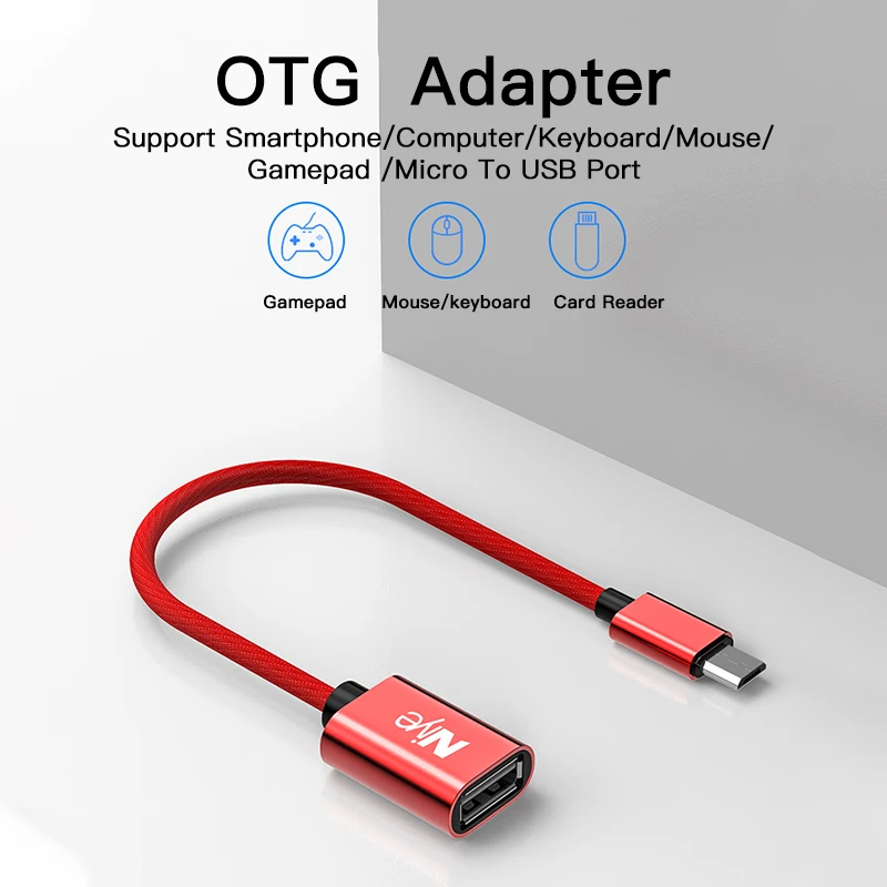 Niye OTG адаптер USB к Micro для геймпада кабели Samsung LG Sony Xiaomi Android телефон флешки Мышь