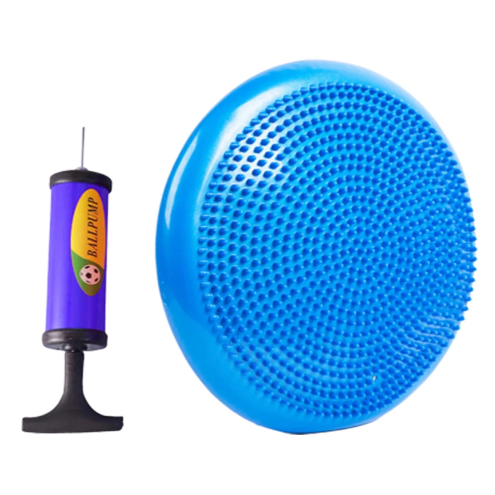 34 см Йога надутый Массажный коврик надутая стабильность вобл Подушка толстое