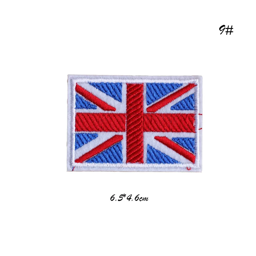 Нашивки с флагом термоклейкие нашивки для одежды полосатые Квадратные значки