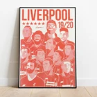 Рисограф Ливерпуль FC 1920 A3 рисограф печать плакат абстрактное настенное искусство домашний декор холст живопись