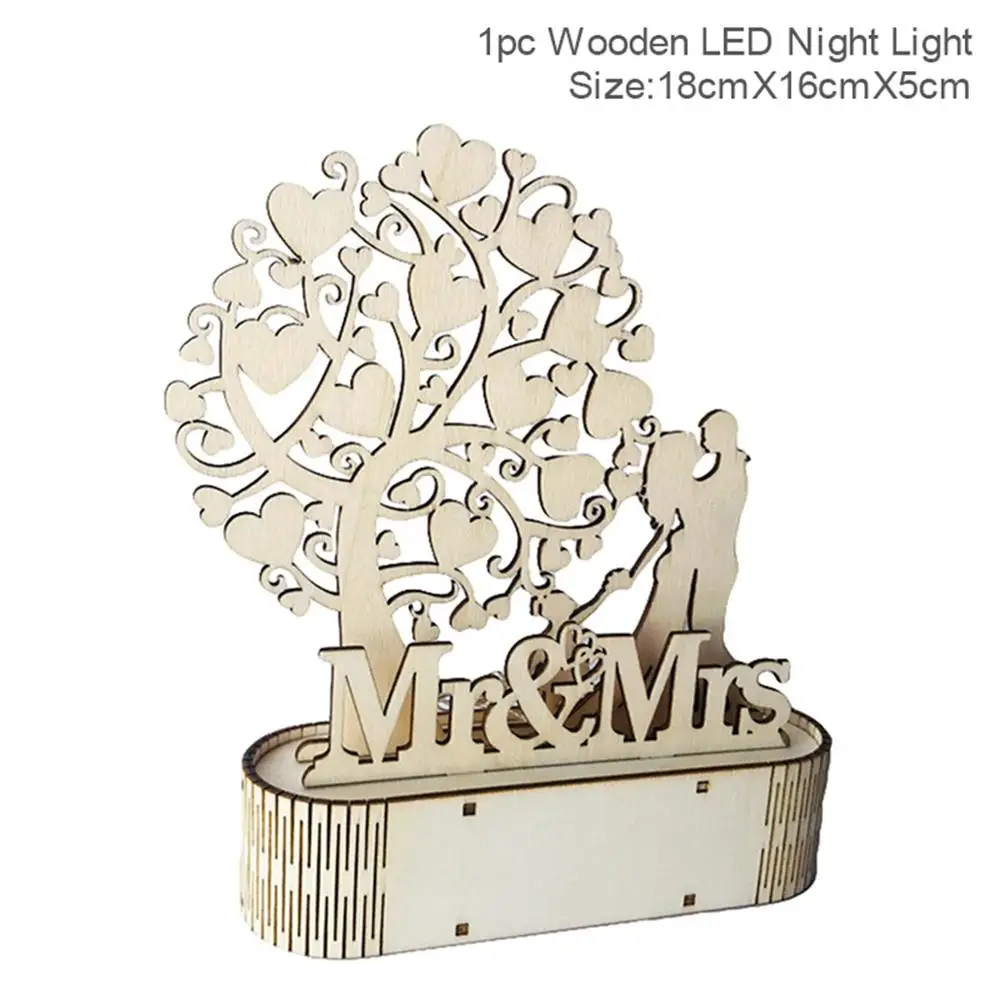 Wooden light 2 Деревянные мольберты Staraise для украшения свадебного стола, подставка для свадебных карточек, свадебные украшения, вечерние принадлежности Anniversaire - Цвет: Wooden light 2
