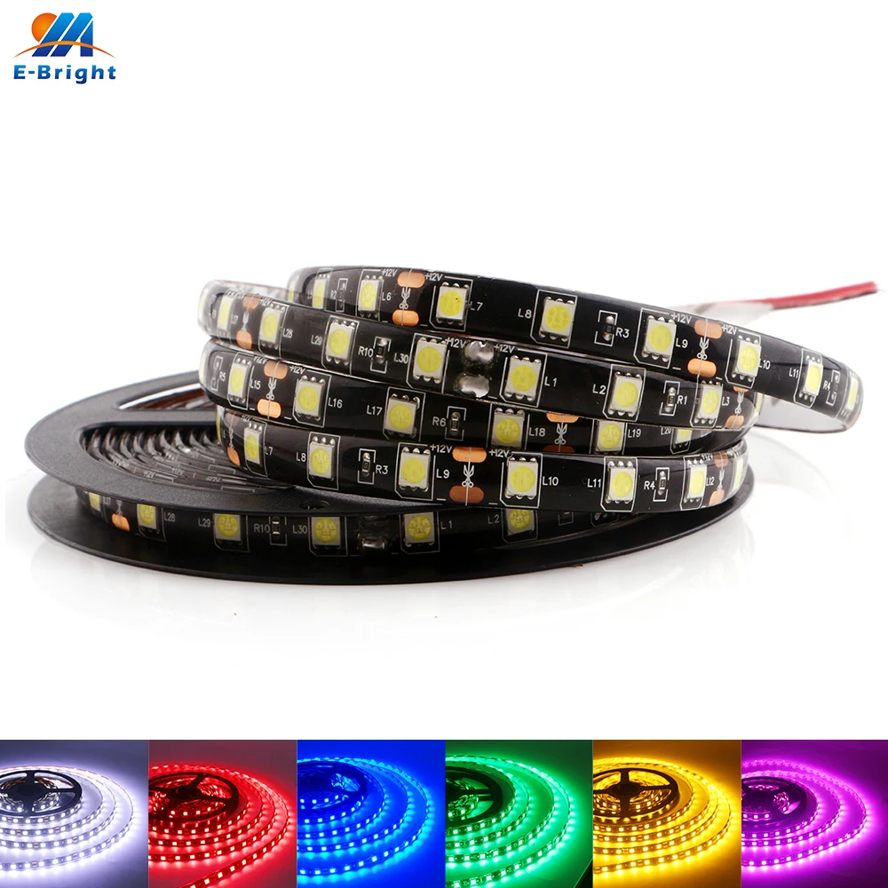 5M DC24V 300 SMD 5050 Светодиодные ленты светильник лента автомобили Гостиная Спальня