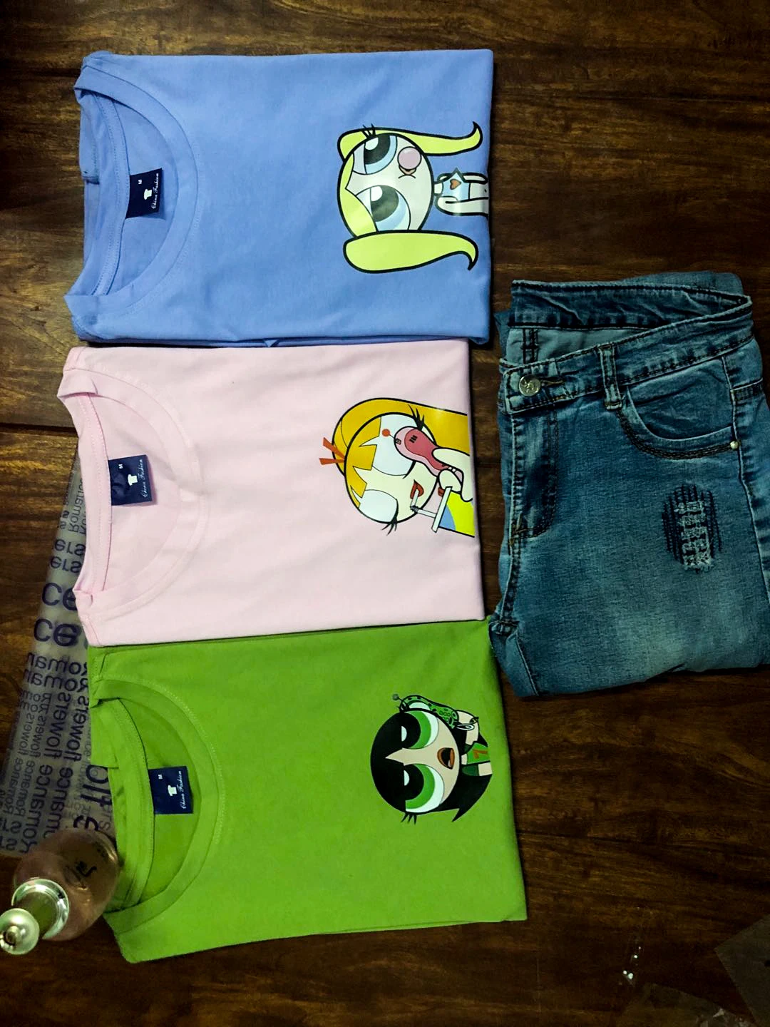 

2020 New Harajuku Kawaii Tshirts Women Buttercup Cute Graphic Tee Casual Print Graphic T Shirts Korean Femme T-shirts Dropship