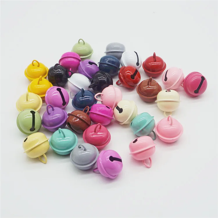 

22mm 15pcs New Metal Small Bell Round Shape Bells For Charm Bells Necklace Fit Festival/Party/Pet's Necklace Making Accessories