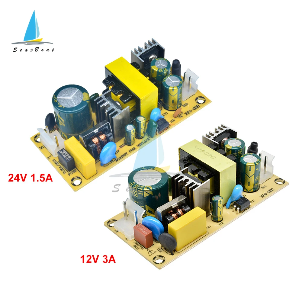 AC DC 100V 240V DC/DC 12V 3A 24V 1.5A переключение Питание модуль переключателя перенапряжения