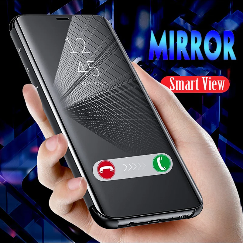 

Smart Sleep Mirror Leather Flip Cover For OPPO Realme C3 C11 C15 5 6 Pro 5i 6i A5S A5 A9 2020 A7 A8 A12 A31 A71 A91 A72 A92 Case