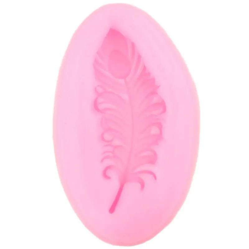 Перо птицы Силиконовые формы DIY Инструменты для выпечки инструменты украшения