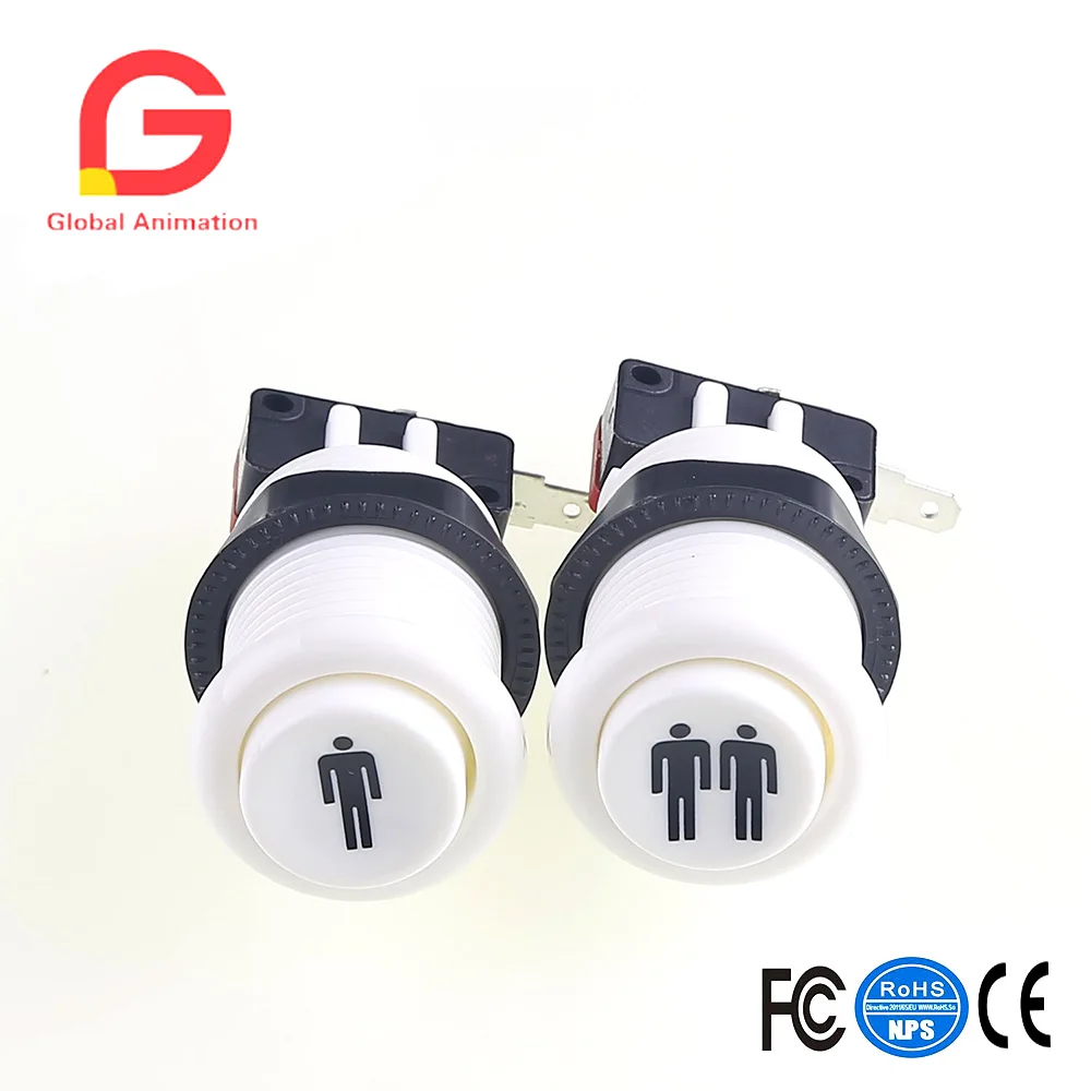 Аркадная игра DIY набор для MAME USB шкаф нулевой задержки USB энкодер для ПК HAPP стиль 8Way джойстик и кнопка с микро-переключателем