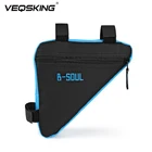 Водонепроницаемая велосипедная треугольная сумка, держатель на раму для горного велосипеда, велосипедные сумки на багажник для езды на велосипеде, 4 цвета