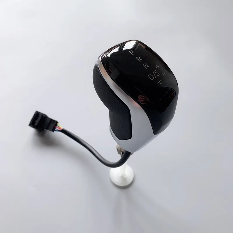 Модификация хромированная матовая рукоятка переключения передач DSG красная