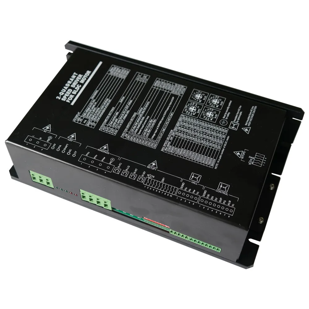 220VAC или 60 385VDC 8A 2 квадрат с бесщеточным двигателем постоянного тока мотор драйвер
