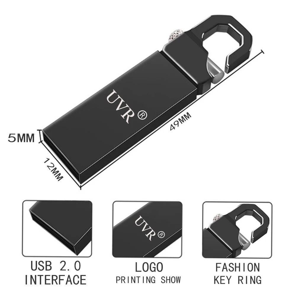 USB флеш-накопитель 64 ГБ 128 ГБ металлическая Флешка 4 ГБ 8 ГБ высокоскоростная USB флешка 32 ГБ флеш-накопитель реальная емкость 16 Гб USB флеш-накопитель