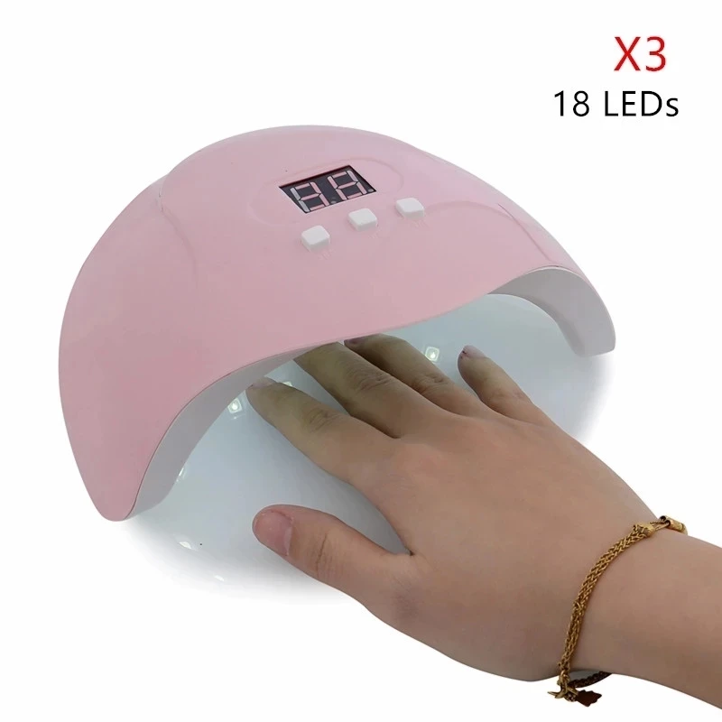 Лампа SUN X10 MAX УФ/LED для сушки гель-лака ногтей |