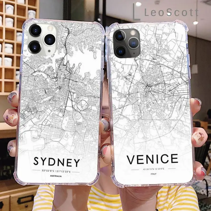 

Ins Travel Country Sketch City Map Phone Case For iphone 13 12 5 5s 5c se 6 6s 7 8 plus x xs xr 11 pro max