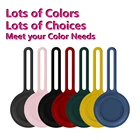 Силиконовый чехол с крючком для Apple airtag, защитный чехол для Apple Locator Tracker, ударопрочные противоударные аксессуары, защитный чехол