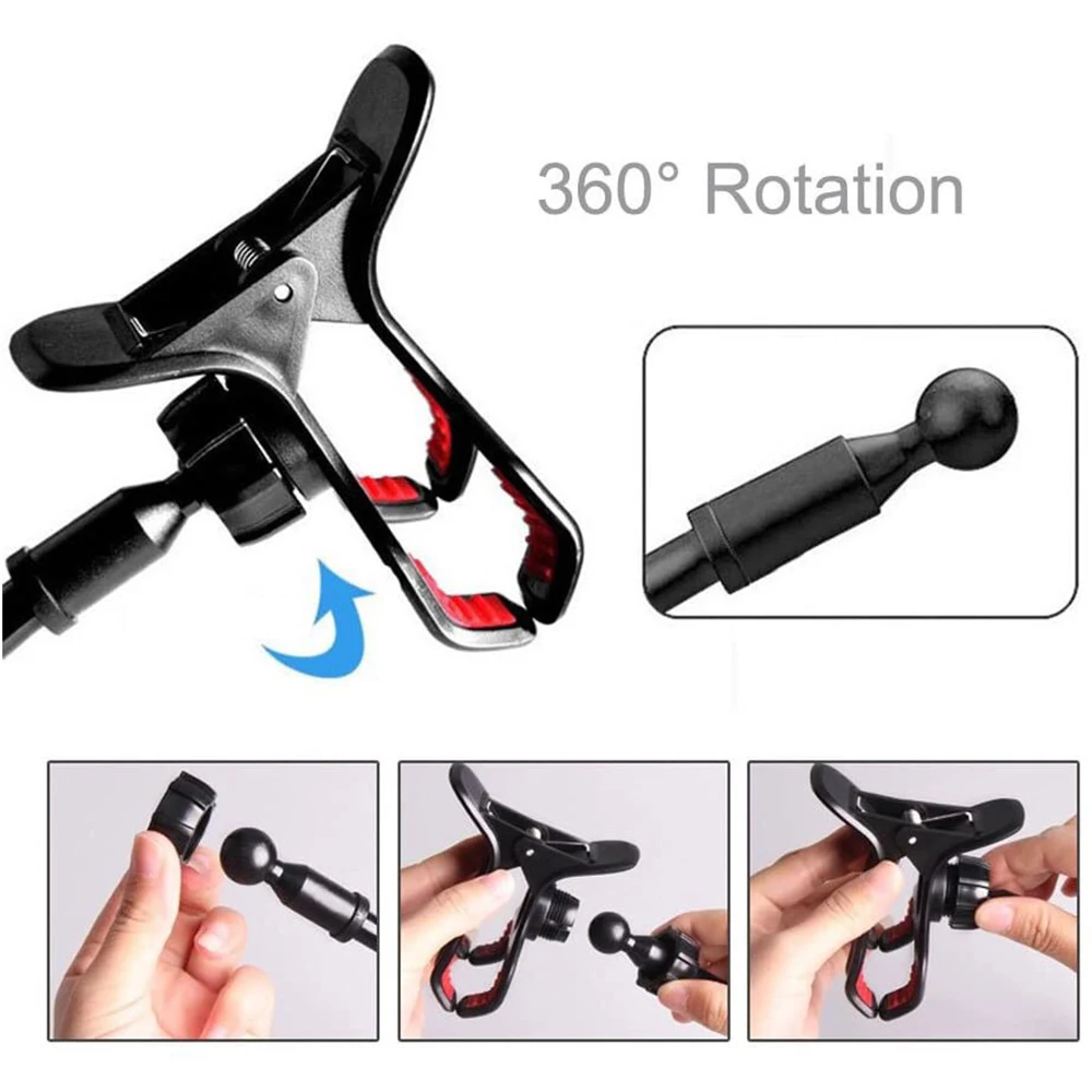 

Universal Mobile Phone Holder Flexible Adjustable Mobile Phone Clip Lazy Bracket Household Desk Bracket Smartphone Stand Bracket