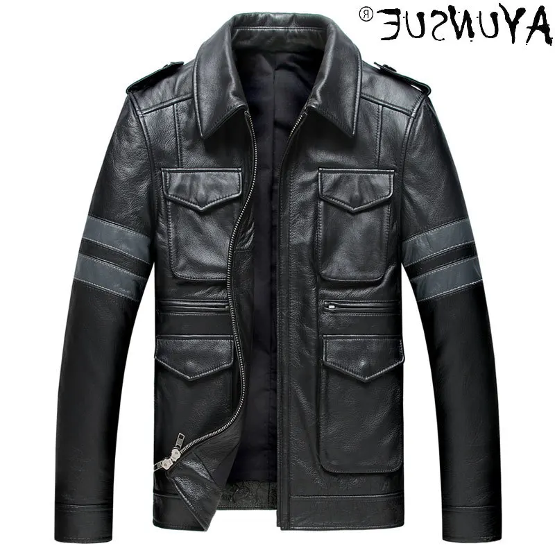 

Leather fast - real men's jacket, 100% cowhide jacket, motorcycle clothing, autumn, lxr330202