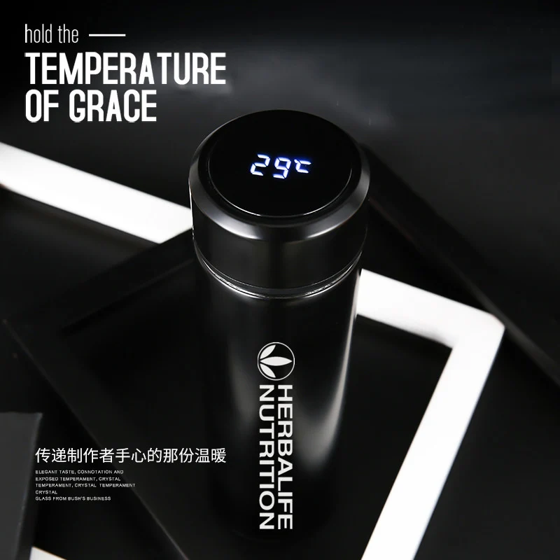 500 мл Гербалайф питание интеллигентая (ый) термос Кофе чашки Температура Дисплей