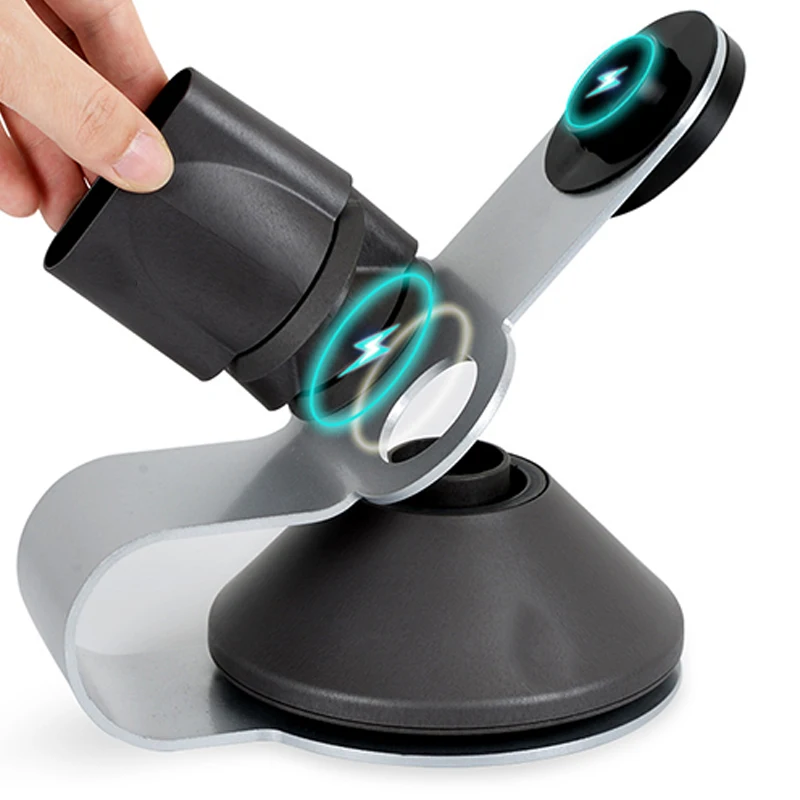 

Punch-Free Holder for Dyson Desktop Rack with Carbon Steel Base for Hair Dryer Can Storage Diffuser&Nozzle