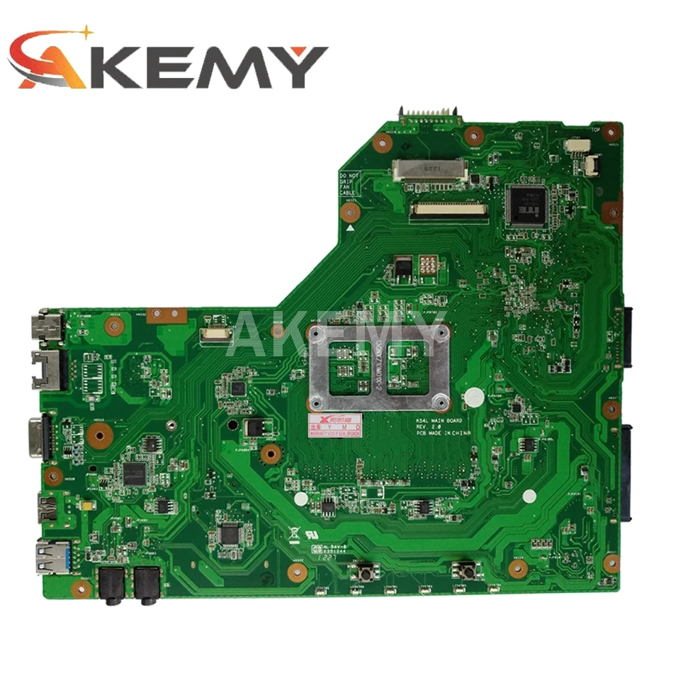 Akemy K54L Материнская плата ноутбука для Asus X54L K54LY X54H K54 Тестовая оригинальная