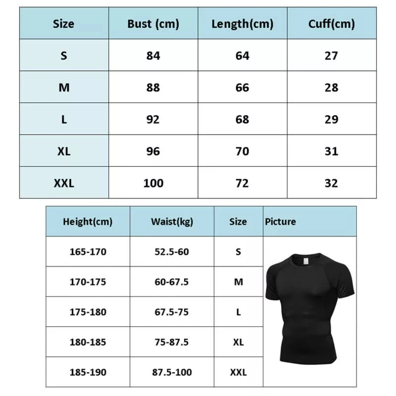 

Quality Quick Dry man's T-shirt Crossfit gym male rashguard Sportswear Compression fitness Top Running Jersey Sport Shirt Men