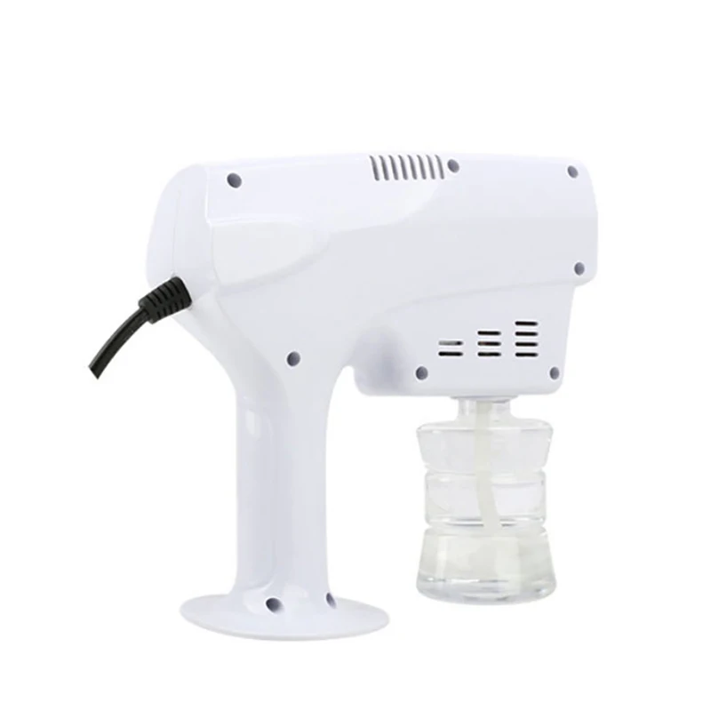 

1200W 220V 250ml Electric ULV Sprayer Blue Light Portable Fogger Sterilizer Handheld Fog Machine with EU Plug for Clean Car Home