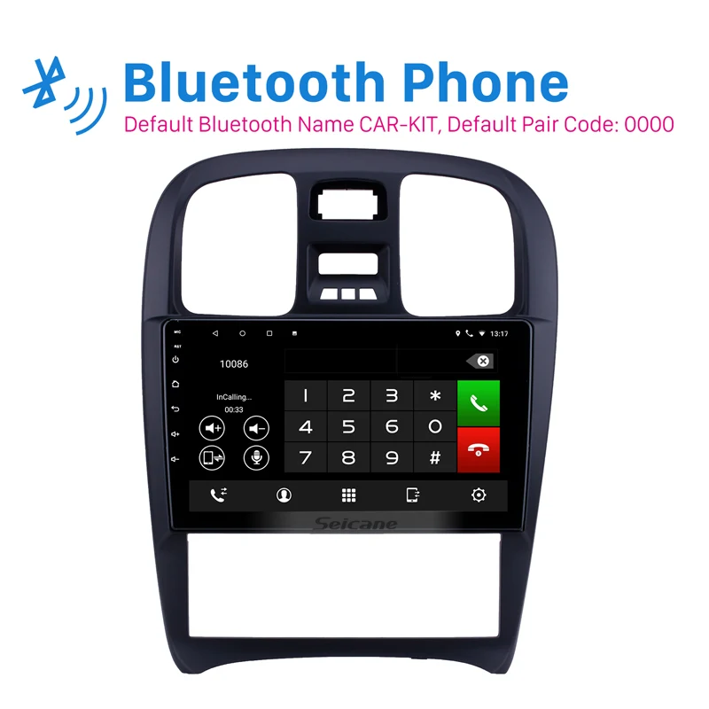 Автомагнитола Seicane Android 10 0 GPS-навигация стерео мультимедийный плеер для Hyundai Sonata