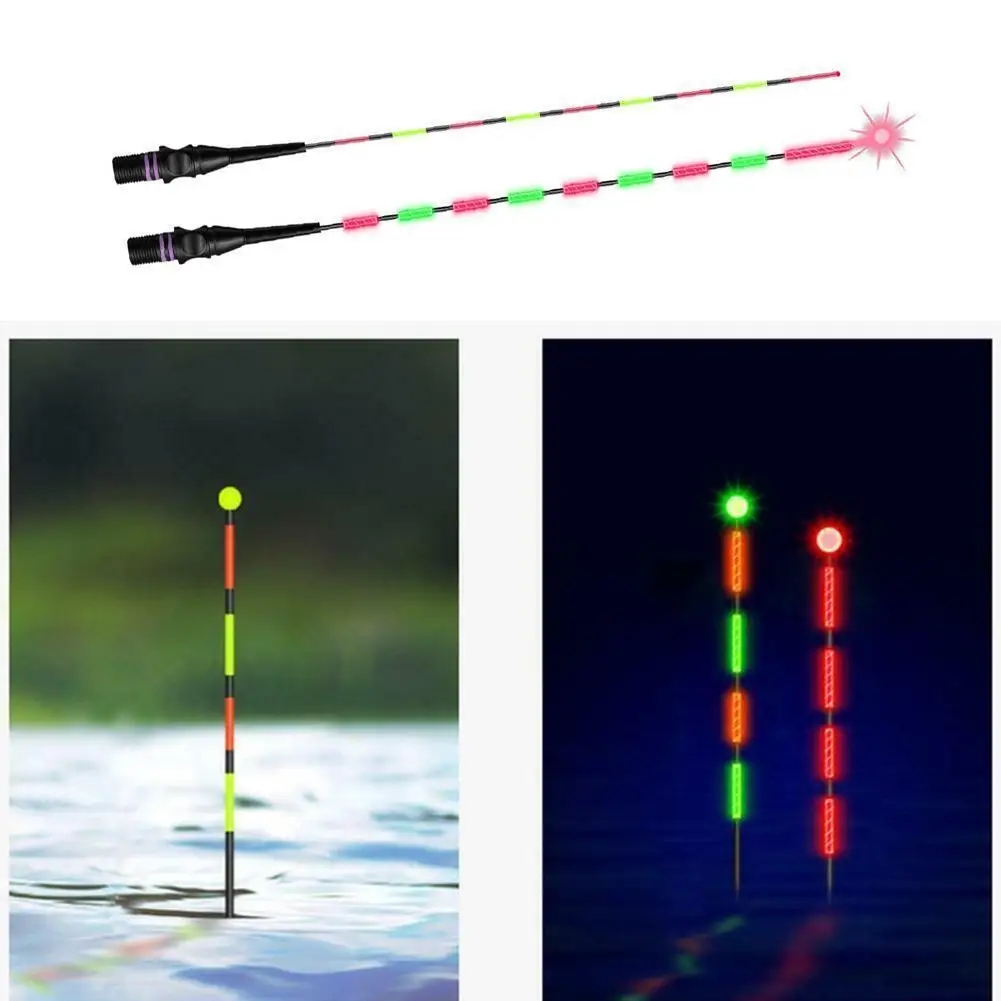 

Fishing Float With Button Battery Night Luminous Light Tube Buoy Strike Drift Stick Slip Indicator Long Electronic Tail N8H6