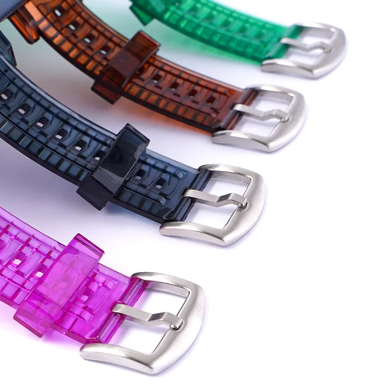 Чехол и ремешок для Apple Watch Band 44 мм 40 42 38 мягкий прозрачный силиконовый браслет iWatch